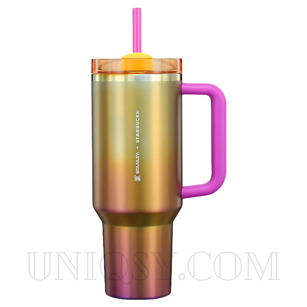 Stanley 40 OZ Tumbler Cup with Handle and Straw